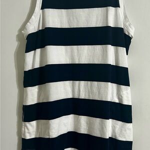 Old Navy Navy and White Striped Dress